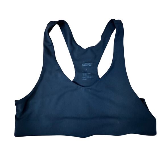 GIRLFRIEND COLLECTIVE x Womens Navy Blue Light Support Sports Bra Size L - Picture 1 of 5